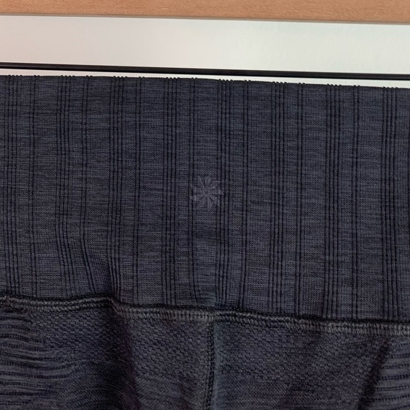 Athleta Halasana High Rise Seamless Tights Leggings In Charcoal Grey - Picture 6 of 9